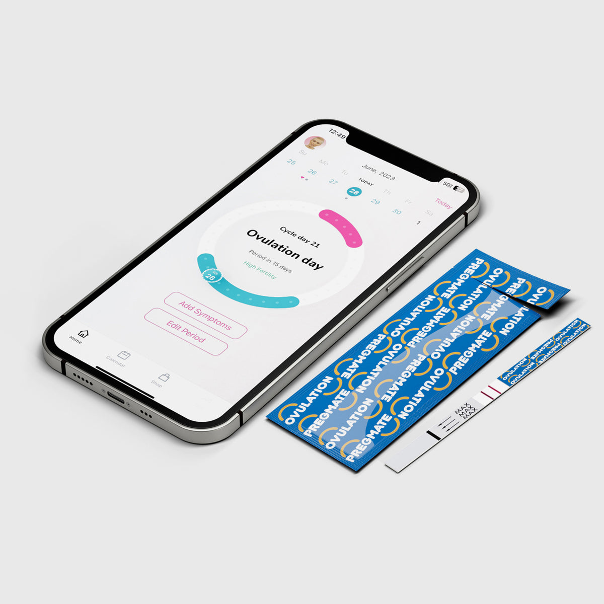 Pregmate 30 Ovulation and 10 Pregnancy Test Strips Predictor Kit